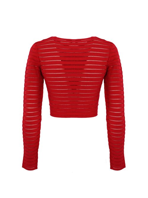 Top in maglia traforata Red passion Elisabetta Franchi | MK66T52E2CG5